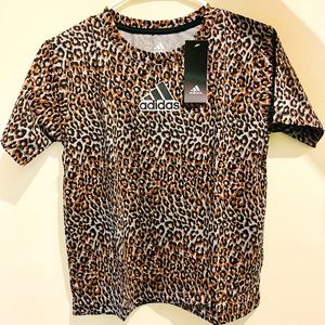 Adidas Cross Over Heather T-Shirt Girl's L(14)